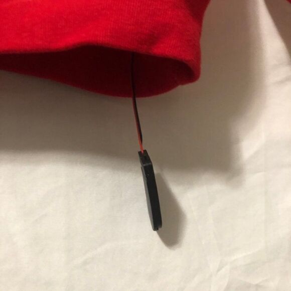 Mickey Mouse Christmas Light Up Wreath Lights Red Crewneck Sweatshirt Size S - Picture 6 of 9